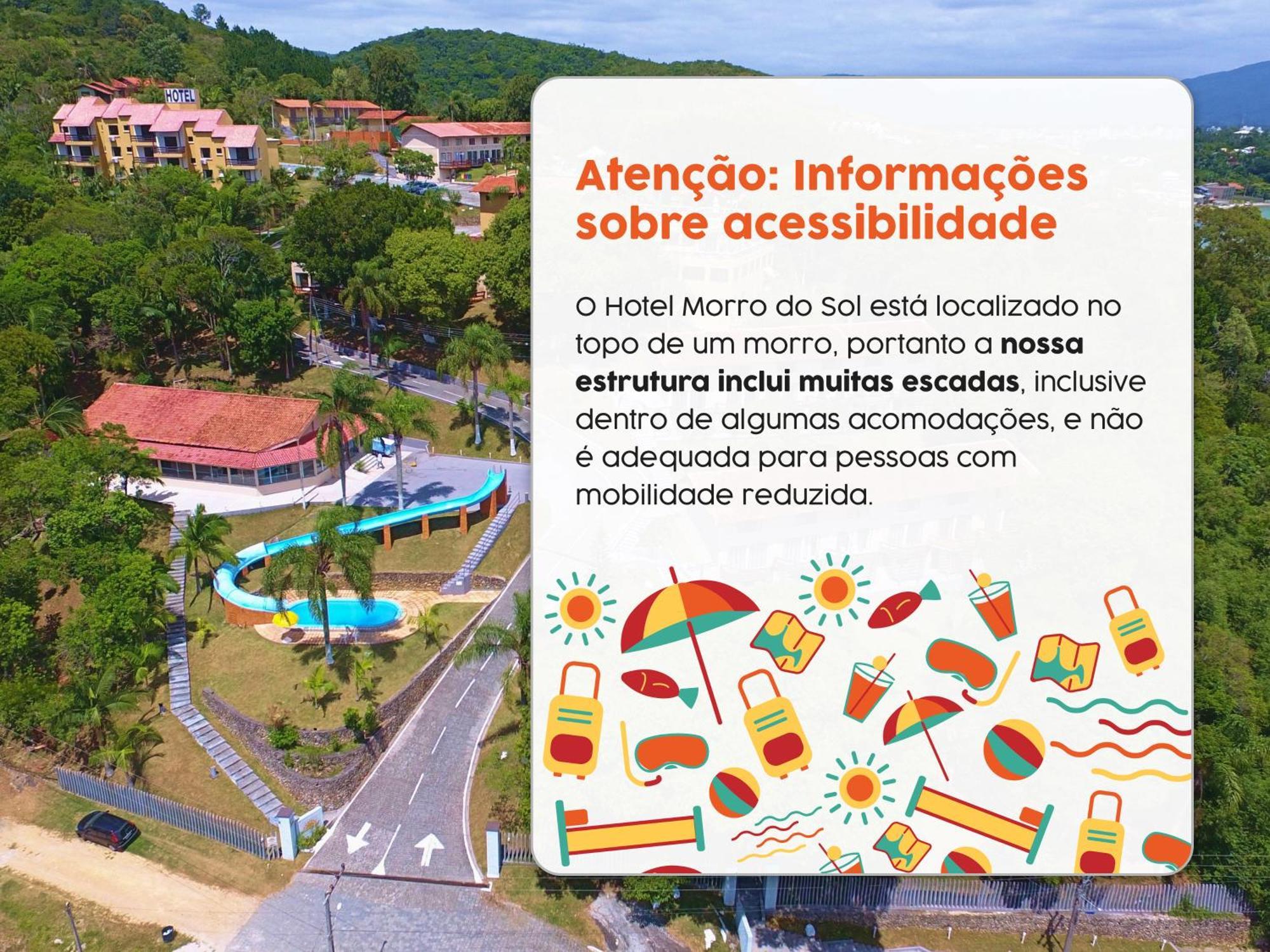 Morro do Sol Hotel&Eventos Porto Belo Exterior foto